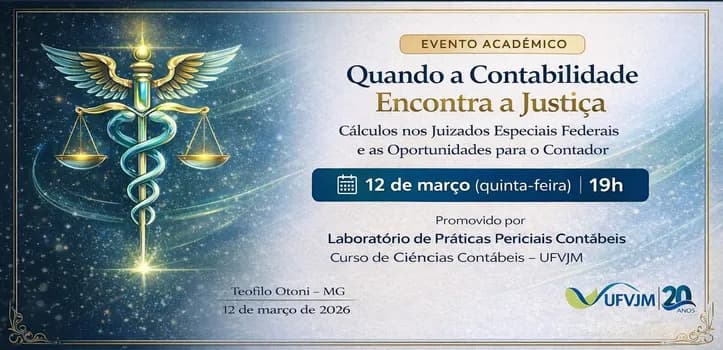 Imagem do Palestra: Cálculos nos Juizados Especiais Federais e as Oportunidades para o Contador