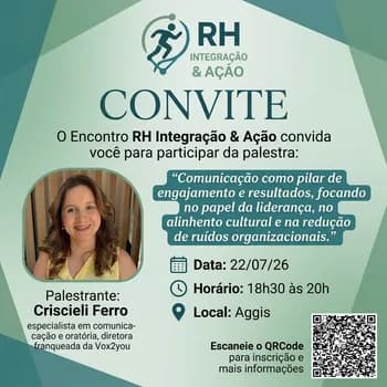 Imagem do Palestra Comunicação como pilar de engajamento e resultados - RH Integração & Ação