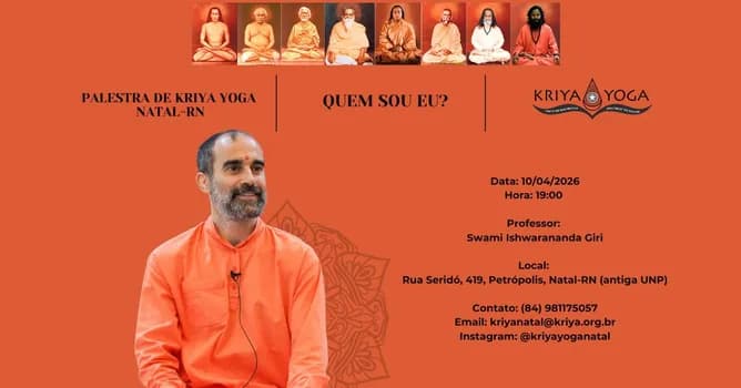Imagem do Palestra Gratuita sobre a Meditação Kriya Yoga em Natal / RN