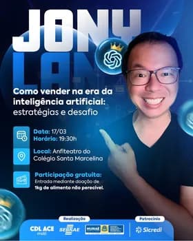 Imagem do Palestra - Inteligência Artificial para Negócios: Como utilizar a IA para aumentar as vendas