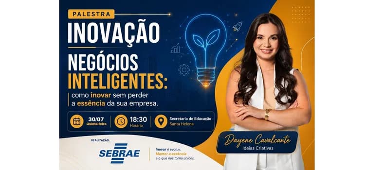 Imagem do Palestra - Negócios Inteligentes: como inovar sem perder a essência da sua empresa.