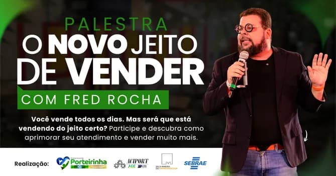 Imagem do PALESTRA: O NOVO JEITO DE VENDER - FRED ROCHA