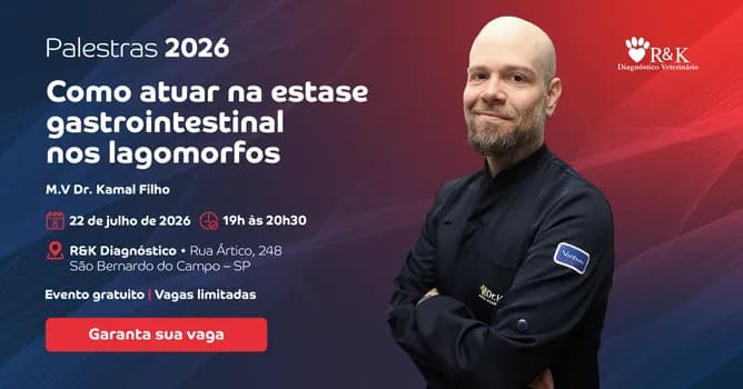 Imagem do Palestra para Vets: Como atuar na estase gastrointestinal nos lagomorfos
