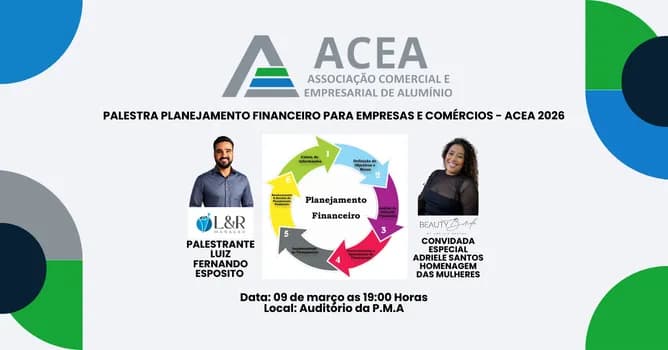 Imagem do Palestra Planejamento Financeiro para Empresas e Comércios