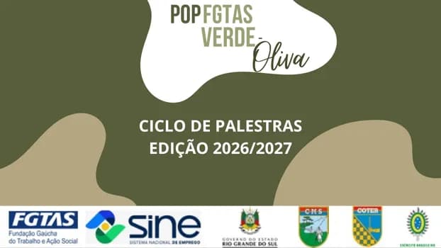 Imagem do PALESTRA POP FGTAS FGTAS VERDE-OLIVA