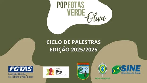 Imagem do PALESTRA POP FGTAS FGTAS VERDE-OLIVA