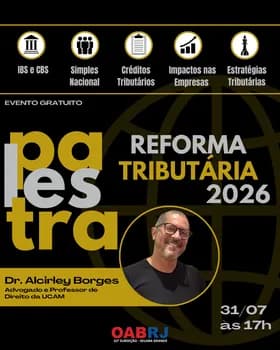 Imagem do Palestra Reforma Tributária 2026 - OAB Iguaba Grande