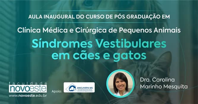 Imagem do Palestra: Síndromes Vestibulares em cães e gatos