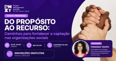 Palestra sobre Captação de Recursos para ONGs em Rio de Janeiro