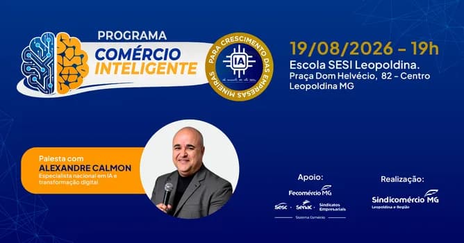 Imagem do PALESTRA SOBRE IA | PROGRAMA COMÉRCIO INTELIGENTE LEOPOLDINA