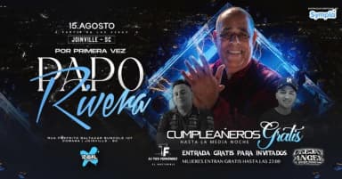 PAPO RIVERA EN JOINVILLE POR PRIMERA VEZ em Joinville