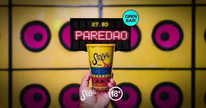 Imagem do Paredão na Selva | Open Bar | Funk 150, Proibidão e Batidão na Selva! | (Sexta | 27.03)