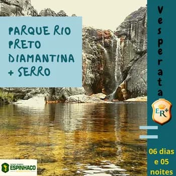 Parque Rio Preto / Diamantina + Serro 06 dias e 05 noites em São Gonçalo do Rio Preto