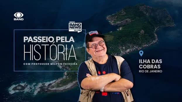 Imagem do Passeio com o professor Milton Teixeira na Ilha das Cobras