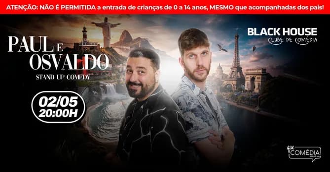 Imagem do PAUL CABANNES E OSVALDO BARROS em SOROCABA - Stand up Comedy