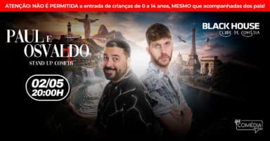 PAUL CABANNES E OSVALDO BARROS em SOROCABA - Stand up Comedy em Sorocaba