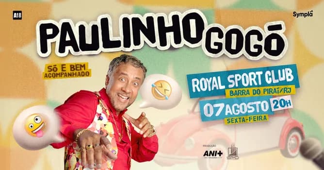 Imagem do PAULINHO GOGÓ - SÓ E BEM ACOMPANHADO - BARRA DO PIRAÍ