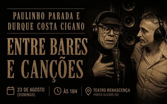 Imagem do Paulinho Parada e Durque Costa Cigano: Entre bares e canções