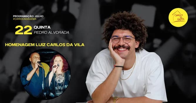 Imagem do Pedro Alvorada Homenagem Luiz Carlos da Vila