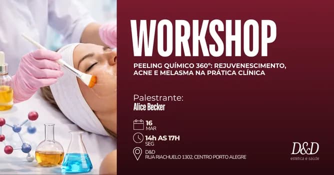 Imagem do Peeling Químico 360°: Rejuvenescimento, Acne e Melasma na Prática Clínica