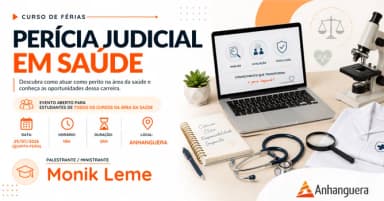 PERICIA JUDICIAL EM SAÚDE - FUNDAMENTOS, ATUAÇÃO E PERSPECTIVAS PROFISSIONAIS em Itapetininga
