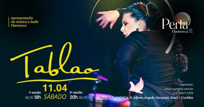 Imagem do PERLA FLAMENCA TABLAO - Primeira Sessão 11-04-2026, 18h