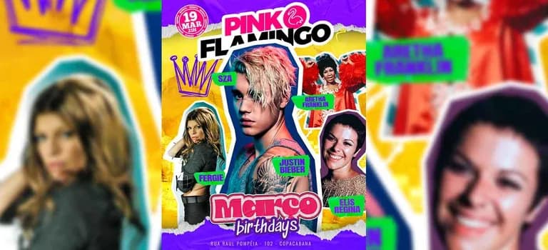 Imagem do Pink Flamingo | Março Birthdays |Quinta ,19 de Março 21h