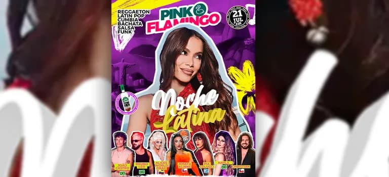 Imagem do Pink Flamingo |Noche Latina |Terça 21 de Julho