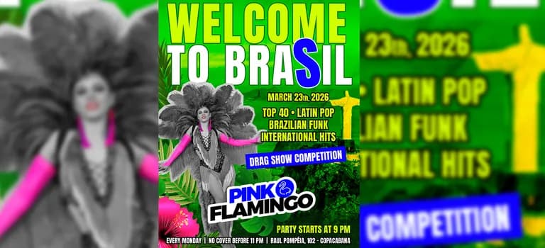 Imagem do Pink Flamingo |Welcome to Brasil | Segunda, 23 de Março 21h