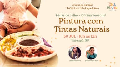 Pintura com Tintas Naturais - Buba Vivências em São Paulo