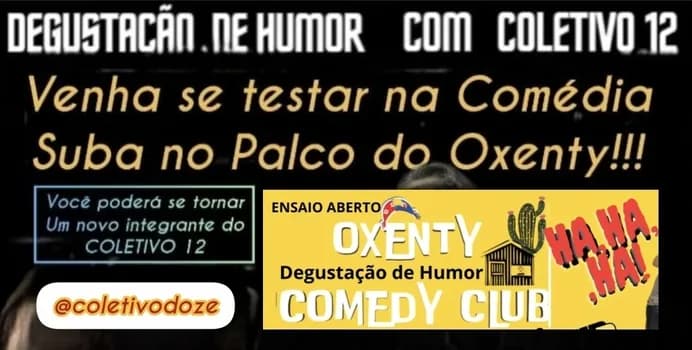 Imagem do Pitakos no Oxenty no Centro- Degustação de Humor comentado