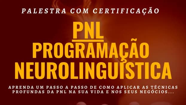 Imagem do PNL - PROGRAMAÇÃO NEUROLINGUÍSTICA (COM CERTIFICAÇÃO)