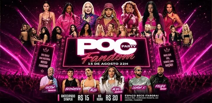 Imagem do POC PARTY - FANDOMS