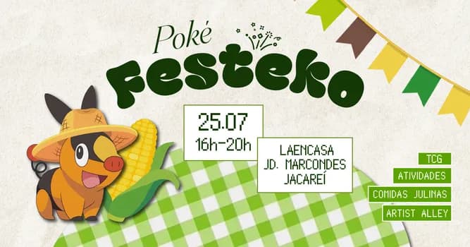 Imagem do Pokéfesteko arraial