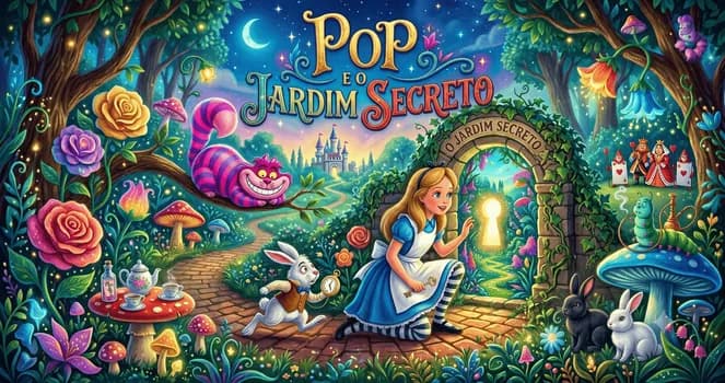Imagem do Pop e o Jardim Secreto (Inspirado em Alice no País da Maravilhas) 2° Sessão