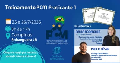 Praticante PCM 1 - Gestão de Crises Profissional em Campinas