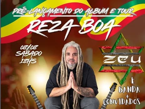 Imagem do Pré Lançamento Disco Reza Boa Zeu
