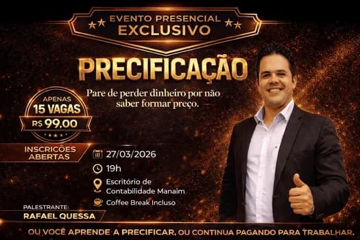 Imagem do PRECIFICAÇÃO INTELIGENTE Pare de Trabalhar Muito e Lucre Certo