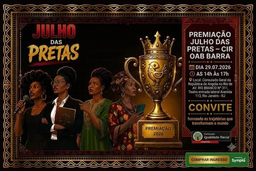 Imagem do Premiação Julho das Pretas - CIR OAB BARRA 2026