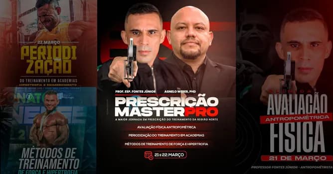 Imagem do PRESCRIÇÃO MASTER PRO - A MAIOR JORNADA EM PRESCRIÇÃO DO TREINAMENTO DA REGIÃO NORTE