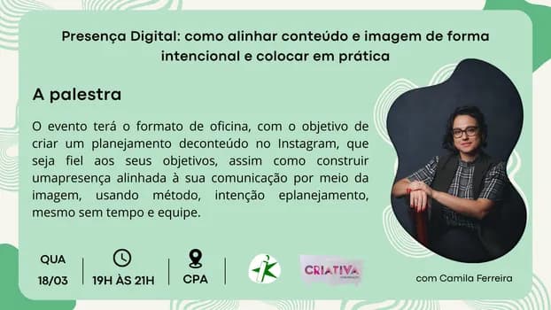 Imagem do Presença Digital: como alinhar conteúdo e imagem de forma intencional e colocar em prática