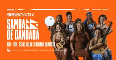 Preta Sonora: Samba de Dandara em São Paulo