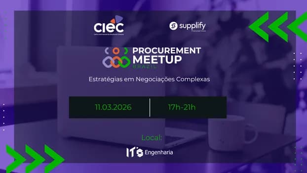 Imagem do Procurement Meetup Brazil - Edição: Estratégias em Negociações Complexas