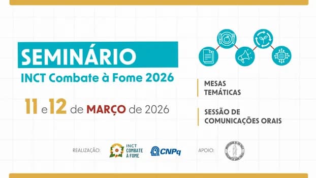 Imagem do Produção científica e articulação inter-eixos do INCT Combate à Fome