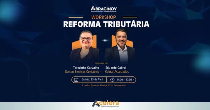 Imagem do Programa Acelera - Reforma Tributária com Terezinha Carvalho e Eduardo Cabral