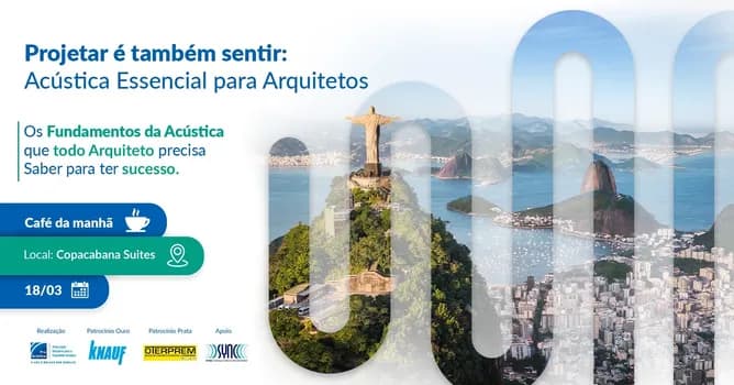 Imagem do Projetar é Também Sentir: Acústica Essencial para Arquitetos