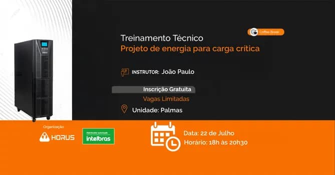 Imagem do Projeto de Energia para Carga Crítica