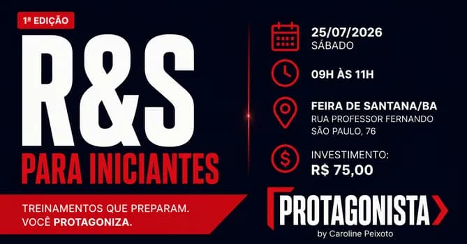 Imagem do PROTAGONISTA | R&S para Iniciantes: aprenda a estruturar e conduzir um processo seletivo do zero