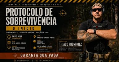 PROTOCOLO DE SOBREVIVÊNCIA O INÍCIO | Workshop Prático de Sobrevivência e Fogo em Pinhais