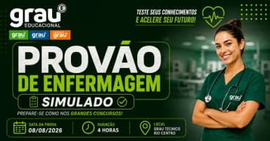 PROVÃO DE ENFERMAGEM SIMULADO em Rio de Janeiro